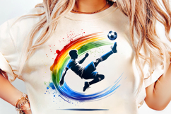 Soccer Player PNG, Kick Clipart, Sublimation Design, Sports PNG, Football Clipart, Action Sports, Digital Download, T-Shirt Design, Cricut Silhouette, Athlete Clipart