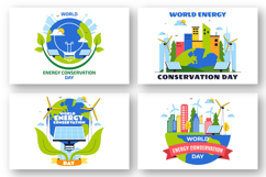 10 World Energy Conservation Day Illustration Product Image 3