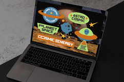 Energy Space - Futuristic Display Typeface Product Image 2