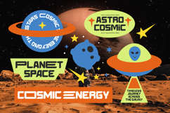 Energy Space - Futuristic Display Typeface Product Image 13