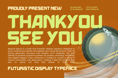Energy Space - Futuristic Display Typeface Product Image 20