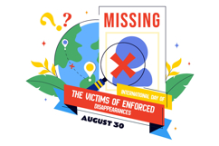 10 Victims of Enforced Disappearances Day Illustration Product Image 4