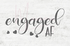 Engaged AF SVG | Funny Engagement SVG | Bride To Be Shirt Product Image 4