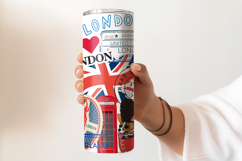 Country Travel Tumbler Wrap 20oz|Sublimation PNG. Product Image 3