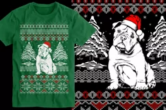 english bulldog |ugly christmas sweater | dog ugly christmas Product Image 1