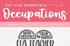 English Teacher svg - Create super-cute gifts, like tshirts, mugs, or tumblers with your Silhouette machine
