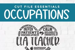 ELA Teacher svg - Create tshirts, mugs, or tumblers with your Silhouette machine