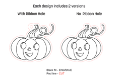 Halloween Pumpkins Ornaments Laser Engraving Vol. 2 Product Image 2