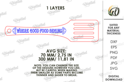 Engraved Wooden Spatula Laser Cut. Kitchen Spatula SVG Product Image 2