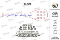 Engraved Wooden Spatula Laser Cut. Kitchen Spatula SVG Product Image 2