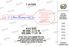 Engraved Wooden Spatula Laser Cut. Kitchen Spatula SVG Product Image 2