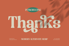 Engray Danton - Modern Alternate Serif Font Product Image 20