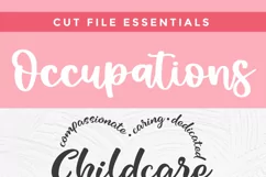 Craft unique coworker gifts using childcare provider SVG. Make personalized shirts and trendy tote bags that celebrate childcare. Compatible with Cricut and Silhouette machines.