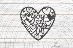 Enjoy Your Life Cutting file SVG DXF Product Image 1