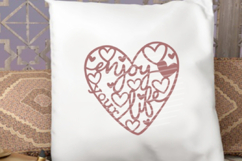 Enjoy Your Life Cutting file SVG DXF Product Image 3