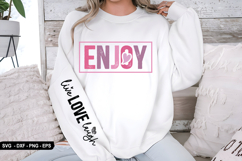 Enjoy - Sleeve Design, T-Shirt Design Product Image 3
