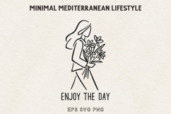 Minimal Mediterranean Lifestyle SVG Bundle PNG EPS Product Image 7