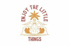Enjoy the Little Things Outdoor SVG T shirt Design Product Image 2