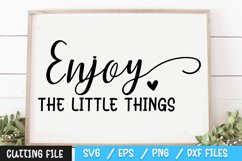 Enjoy The Little Things 2 SVG Files Product Image 1