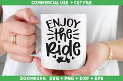 Enjoy the ride SVG | Scooter SVG | Vespa SVG Product Image 2