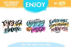 Enjoy Lettering Quotes Product Image 1
