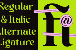 Enligas - Freestyle Display Typeface Product Image 11