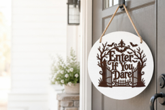 Enter If You Dare Halloween SVG Product Image 3