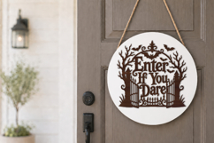 Enter If You Dare Halloween SVG Product Image 4