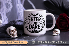 Halloween Round Sign SVG Bundle | Spooky Halloween Sign SVG Product Image 17
