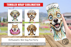 Wet Dog Pool Party Tumbler Product Image 1