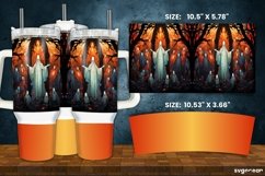 Halloween Monsters Tumbler Wrap Bundle | 40 Oz | Sublimation Product Image 4