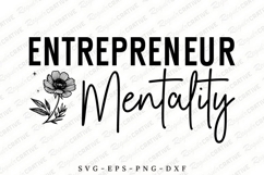 Entrepreneur Mentality SVG Design Product Image 1