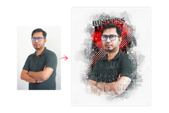 Entrepreneurs Text Photo Effect Product Image 1