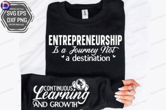 Entrepreneurship is a Journey Not a Destination Sleeve SVG Product Image 2