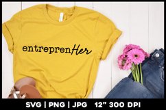 EntreprenHer | Entrepreneur quote for women | Boss Product Image 1
