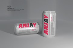 realistic energy drink white logo mockup psd Product Image 1