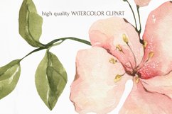 Watercolor Spring blooming clipart. Floral apple blossom. Product Image 4