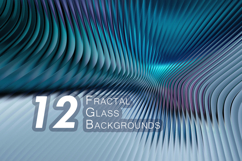 Fractal Glass Backgrounds Product Image 1