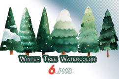 Winter Tree Watercolor Product Image 1