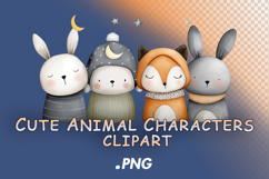 Cute Animal Characters clipart Product Image 1