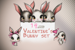 Valentine's Bunny set Product Image 1