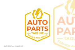 Auto Repair Logo Car Auto Parts Logo Template EPS PNG Product Image 1