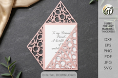 Envelope Paper Cut. Paper Invitation Envelope SVG Product Image 1