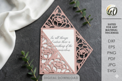 Envelopes Paper Cut Bundle. Paper Invitation Envelope SVG Product Image 12