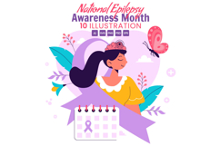 10 National Epilepsy Awareness Month Illustration Product Image 1
