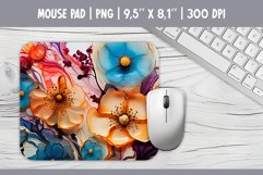 3d Flowers Mouse Pad Sublimation Design PNG Bundle Product Image 2