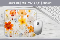 3d Flowers Mouse Pad Sublimation Design PNG Bundle Product Image 2