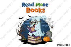 Book Halloween Ghost Read More Books Png Product Image 1