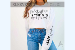 Find Strength in Your Faith Hope in Your Heart Sleeve SVG Product Image 1