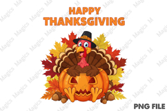 Happy Thanksgiving Turkey Png Product Image 1